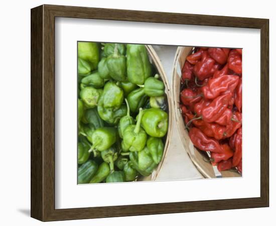 Red and Green Shishito Peppers-Andrea Sperling-Framed Photographic Print