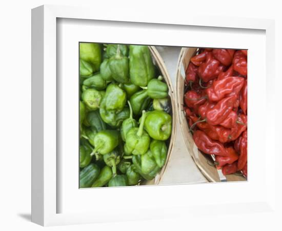 Red and Green Shishito Peppers-Andrea Sperling-Framed Photographic Print