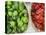 Red and Green Shishito Peppers-Andrea Sperling-Stretched Canvas