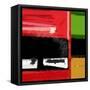 Red and Green Square-NaxArt-Framed Stretched Canvas