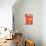Red and Orange Abstract Art Painting-T30Gallery-Stretched Canvas displayed on a wall