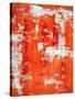 Red and Orange Abstract Art Painting-T30Gallery-Stretched Canvas