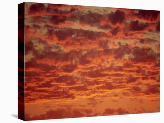 Red and Orange Clouds at Sunset in South Africa, Africa-Dominic Harcourt-webster-Stretched Canvas