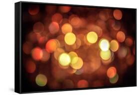 Red and Orange Lights-null-Framed Stretched Canvas