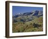 Red and Orange Maples and Yellow Aspens in the Fall, Wasatch Mountain State Park, Utah, USA-James Hager-Framed Photographic Print