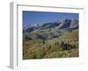 Red and Orange Maples and Yellow Aspens in the Fall, Wasatch Mountain State Park, Utah, USA-James Hager-Framed Photographic Print