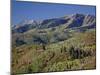 Red and Orange Maples and Yellow Aspens in the Fall, Wasatch Mountain State Park, Utah, USA-James Hager-Mounted Photographic Print