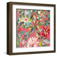 Red and Pink Dahlia III-Candra Boggs-Framed Art Print