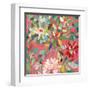 Red and Pink Dahlia III-Candra Boggs-Framed Art Print