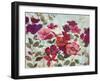 Red And Pink Flowers-Marietta Cohen Art and Design-Framed Giclee Print