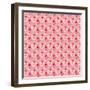 Red and Pink on Fucshia Background-Effie Zafiropoulou-Framed Giclee Print