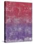 Red and Purple Abstract Painting-Tom Quartermaine-Stretched Canvas