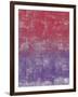 Red and Purple Abstract Painting-Tom Quartermaine-Framed Giclee Print