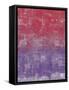 Red and Purple Abstract Painting-Tom Quartermaine-Framed Stretched Canvas