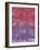 Red and Purple Abstract Painting-Tom Quartermaine-Framed Giclee Print