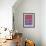 Red and Purple Abstract Painting-Tom Quartermaine-Framed Giclee Print displayed on a wall