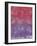 Red and Purple Abstract Painting-Tom Quartermaine-Framed Giclee Print