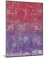 Red and Purple Abstract Painting-Tom Quartermaine-Mounted Giclee Print