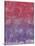 Red and Purple Abstract Painting-Tom Quartermaine-Stretched Canvas