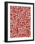 Red And White 2-Ruth Palmer-Framed Art Print