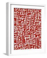 Red And White 2-Ruth Palmer-Framed Art Print