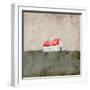 Red and White Barn-Ynon Mabat-Framed Art Print