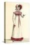 Red and White Costume 1818-null-Stretched Canvas