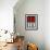 Red and White Dance-Felix Podgurski-Framed Art Print displayed on a wall