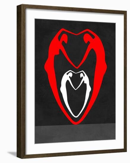 Red and White Heart-Felix Podgurski-Framed Art Print