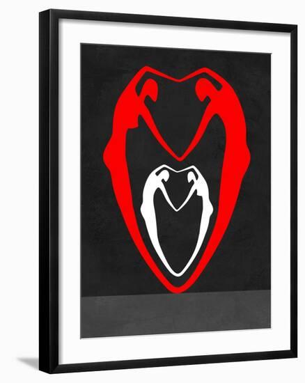 Red and White Heart-Felix Podgurski-Framed Art Print