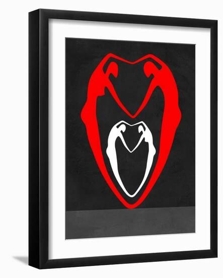 Red and White Heart-Felix Podgurski-Framed Art Print