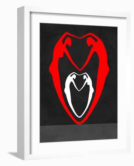 Red and White Heart-Felix Podgurski-Framed Art Print