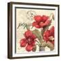 Red and White I-Pamela Gladding-Framed Art Print