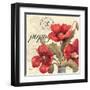 Red and White I-Pamela Gladding-Framed Art Print