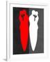 Red and White Kiss-Felix Podgurski-Framed Art Print