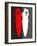 Red and White Kiss-Felix Podgurski-Framed Art Print