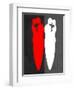 Red and White Kiss-Felix Podgurski-Framed Art Print