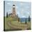 Red and White Lighthouse-Robin Betterley-Stretched Canvas