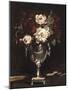 Red and White Roses in a Silver Urn, c.1897-Samuel John Peploe-Mounted Giclee Print