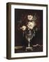 Red and White Roses in a Silver Urn, C.1897-Samuel John Peploe-Framed Giclee Print