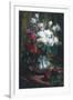 Red and White Roses-Frans Mortelmans-Framed Giclee Print