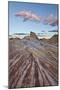 Red and White Sandstone Stripes at Sunrise-James-Mounted Photographic Print