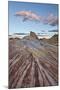 Red and White Sandstone Stripes at Sunrise-James-Mounted Photographic Print