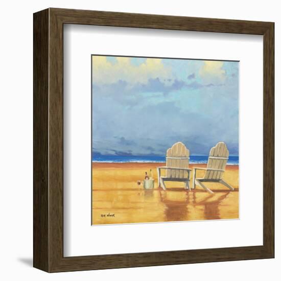 Red and White-Rick Novak-Framed Art Print