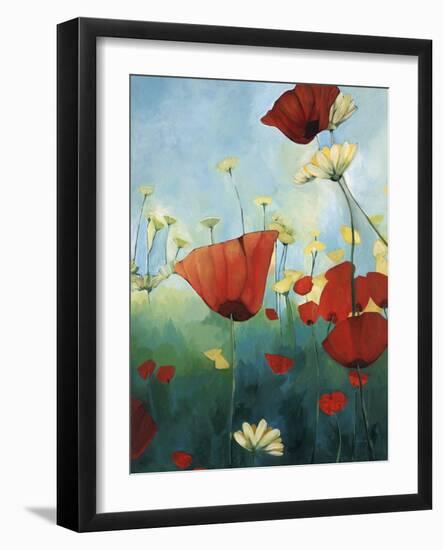 Red and Yellow II-Kari Taylor-Framed Giclee Print