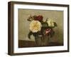 Red and Yellow Roses, 1879-Henri Fantin-Latour-Framed Giclee Print