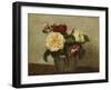 Red and Yellow Roses, 1879-Henri Fantin-Latour-Framed Giclee Print