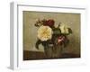 Red and Yellow Roses, 1879-Henri Fantin-Latour-Framed Giclee Print