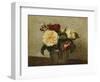 Red and Yellow Roses, 1879-Henri Fantin-Latour-Framed Premium Giclee Print
