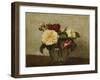 Red and Yellow Roses, 1879-Ignace Henri Jean Fantin-Latour-Framed Giclee Print